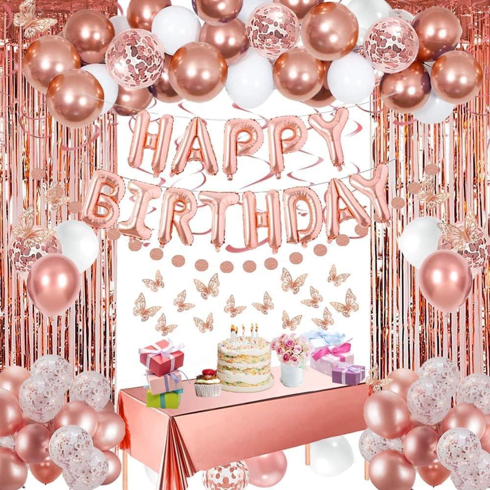 Rosegold birthday set