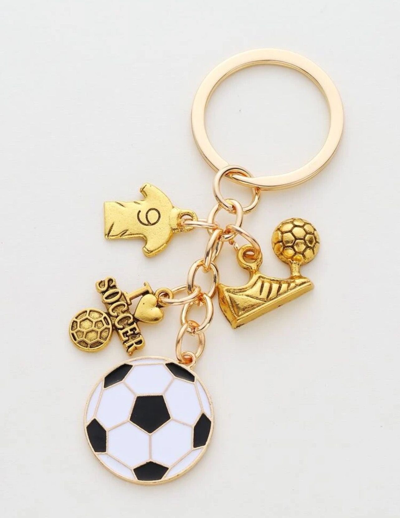 soccer keychain