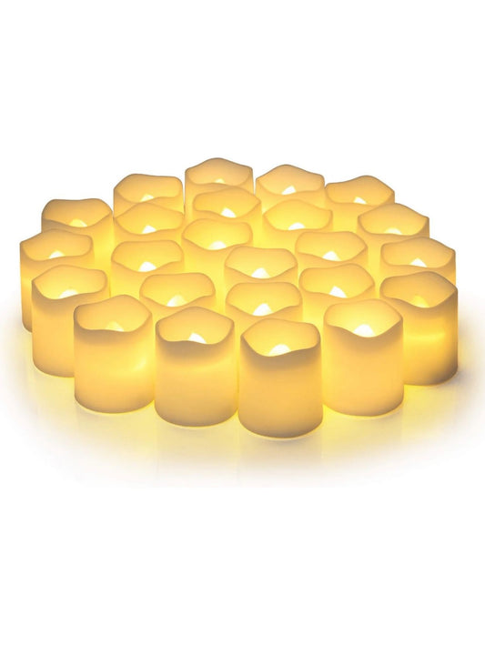 6 Pieces Candle Design Night Light with battery