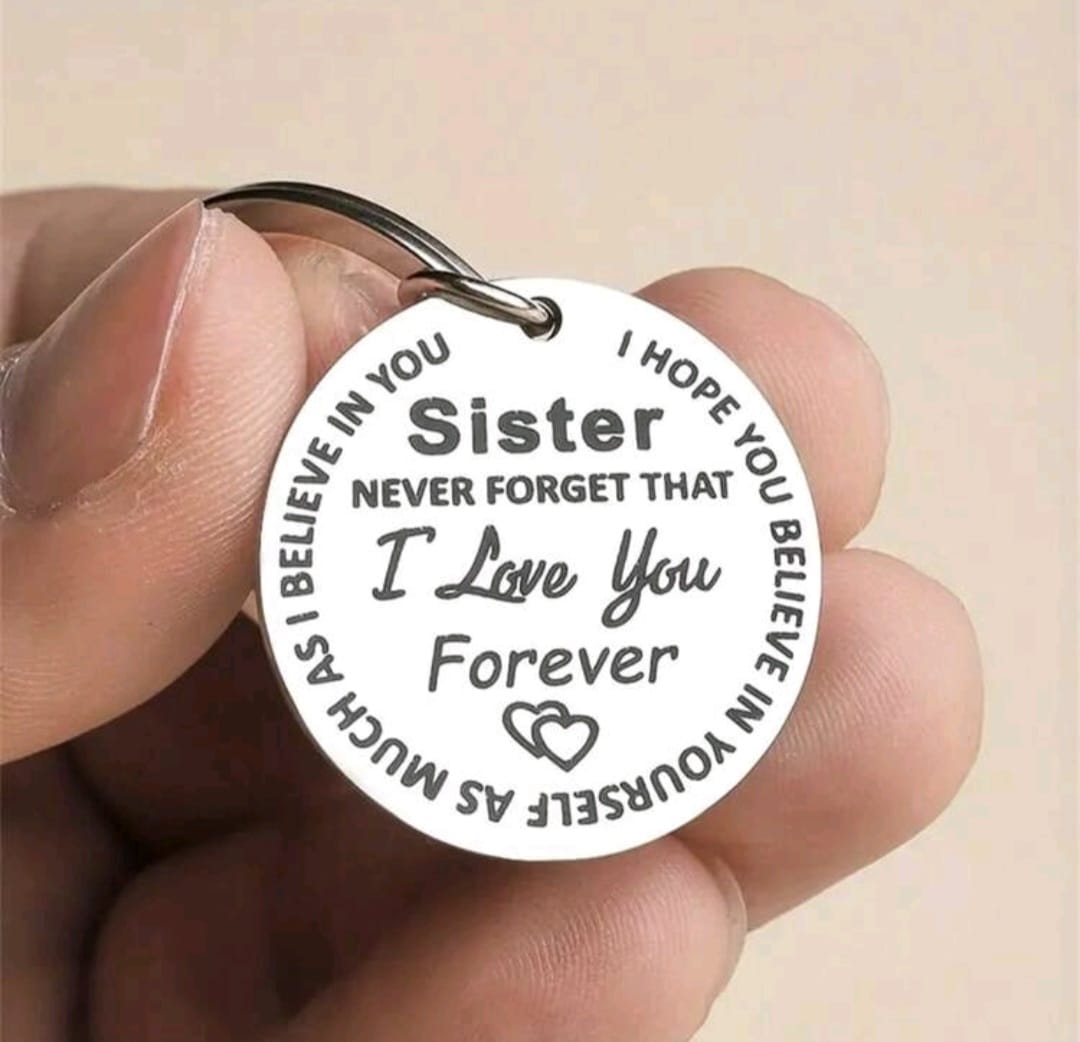 Sister key chain small