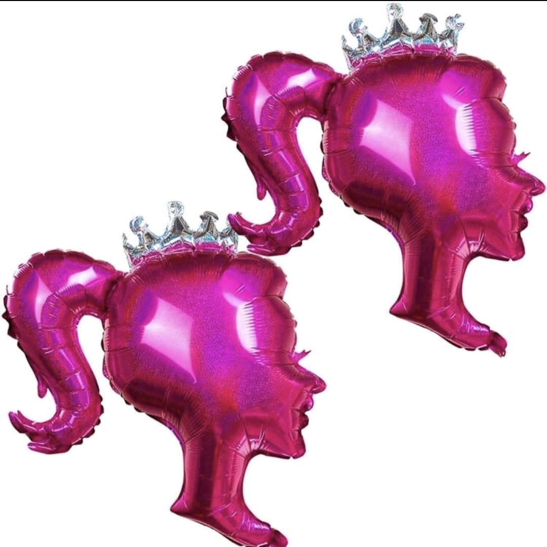 barbie princess foil balloon - 2pcs