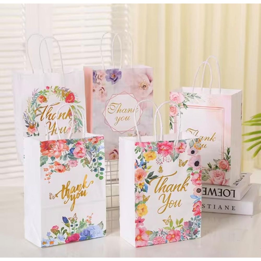 Thank you gift bag pack of 6