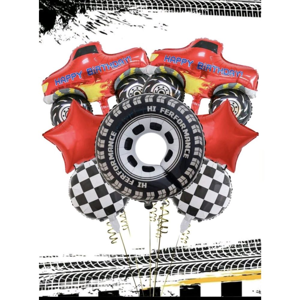 monster truck birthday helium balloons
