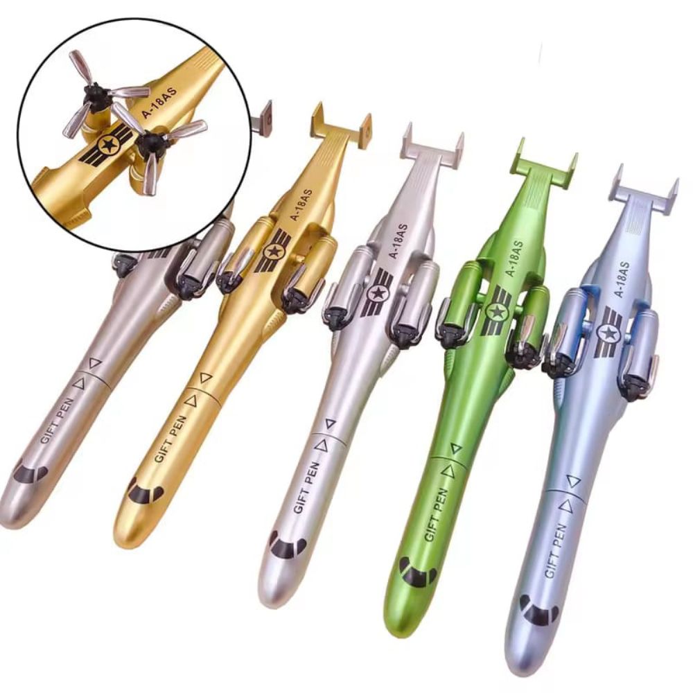 Fighter jet aeroplane pen random color 1pc