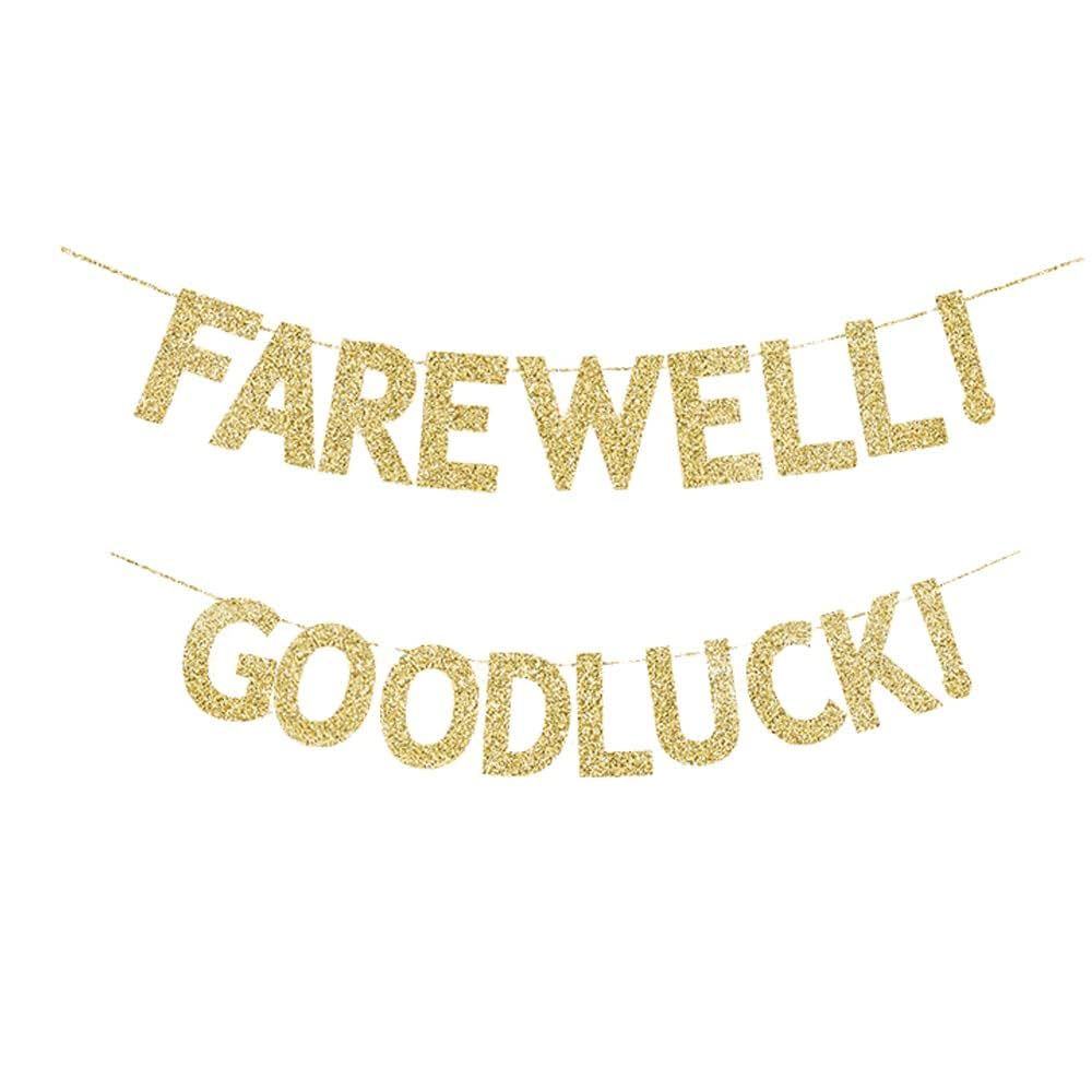Farewell good luck banner
