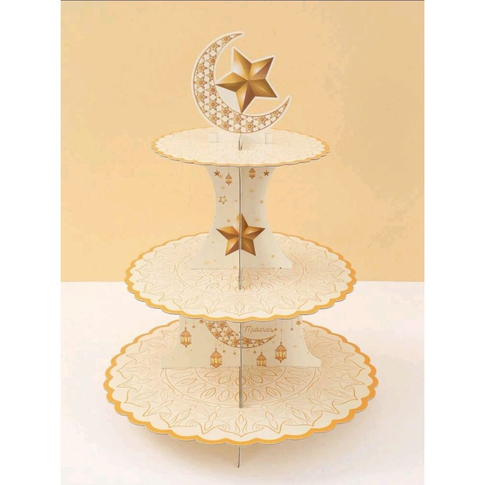 Eid mubarak cup cake stand