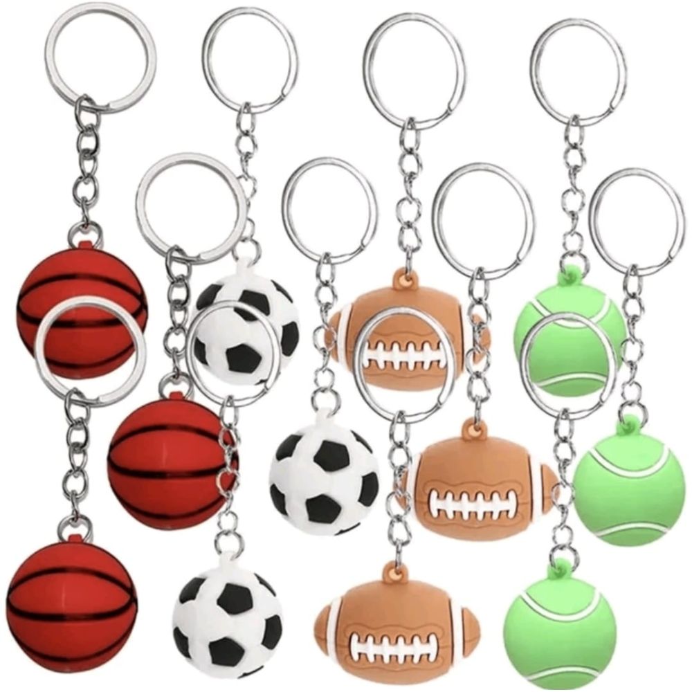 12 pcs mix key chain