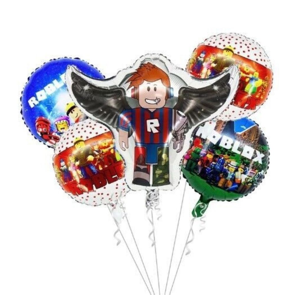 Roblox Themed Balloon Set โ Helium Filled ๐ฎ๐