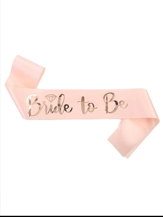 Bridal Shower Party Sash - bride to be