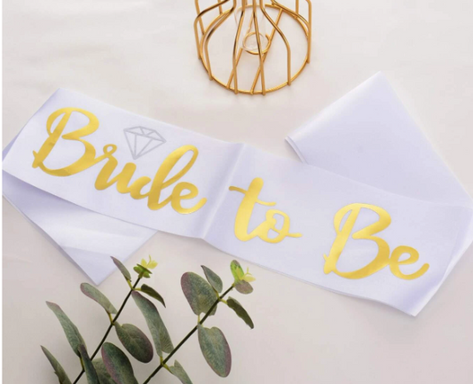 Bridal Shower Party Sash - bride to be