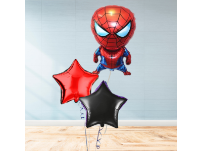 Spiderman helium bunch