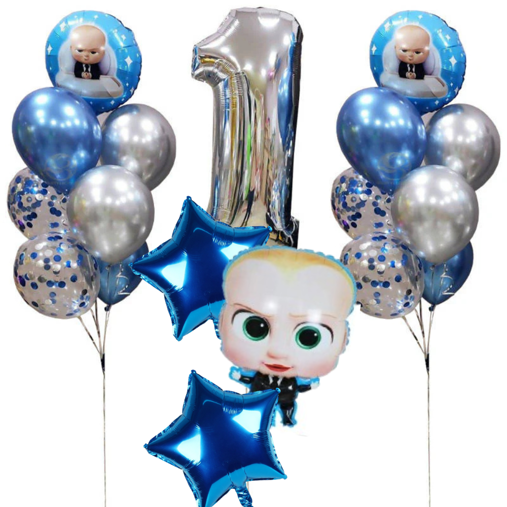 Boss Baby helium bunch