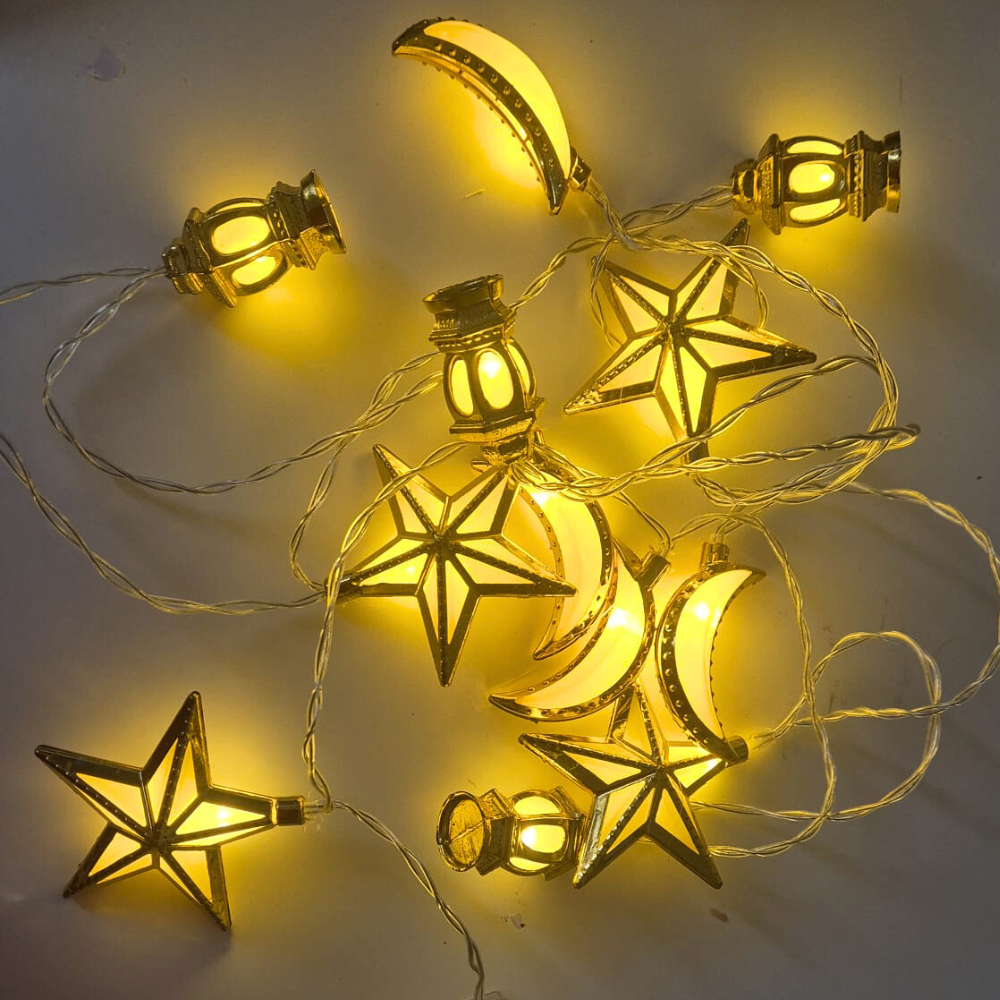 Ramadan Pendant light - 12 pendants- battery operated