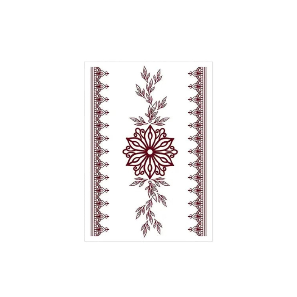 Mehndi Tattoo design D6