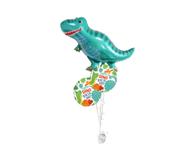 Dinosaur helium balloon