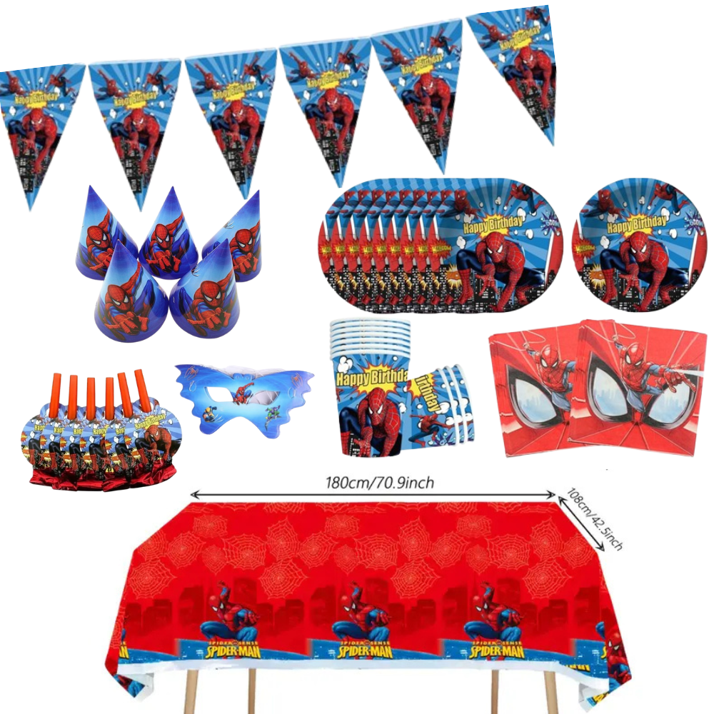 Spider-Man Birthday Party Decoration Set