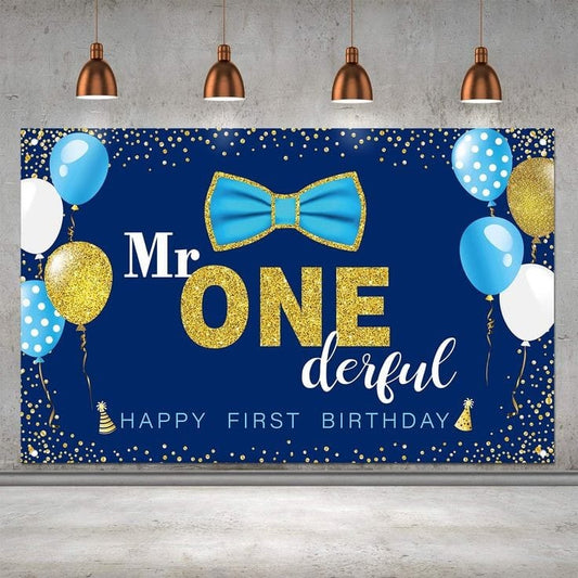 first birthday backdrop poster