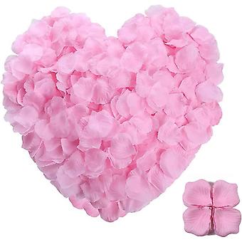 Pink rose petals artificial 1000 pcs