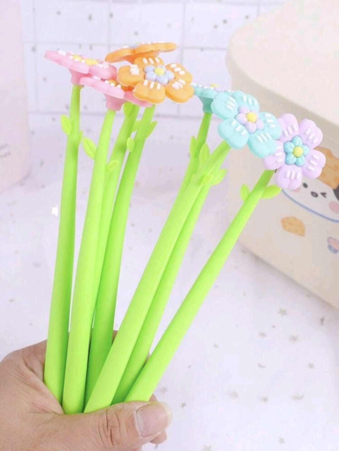 Flower Pen Assorted Pack Of 4