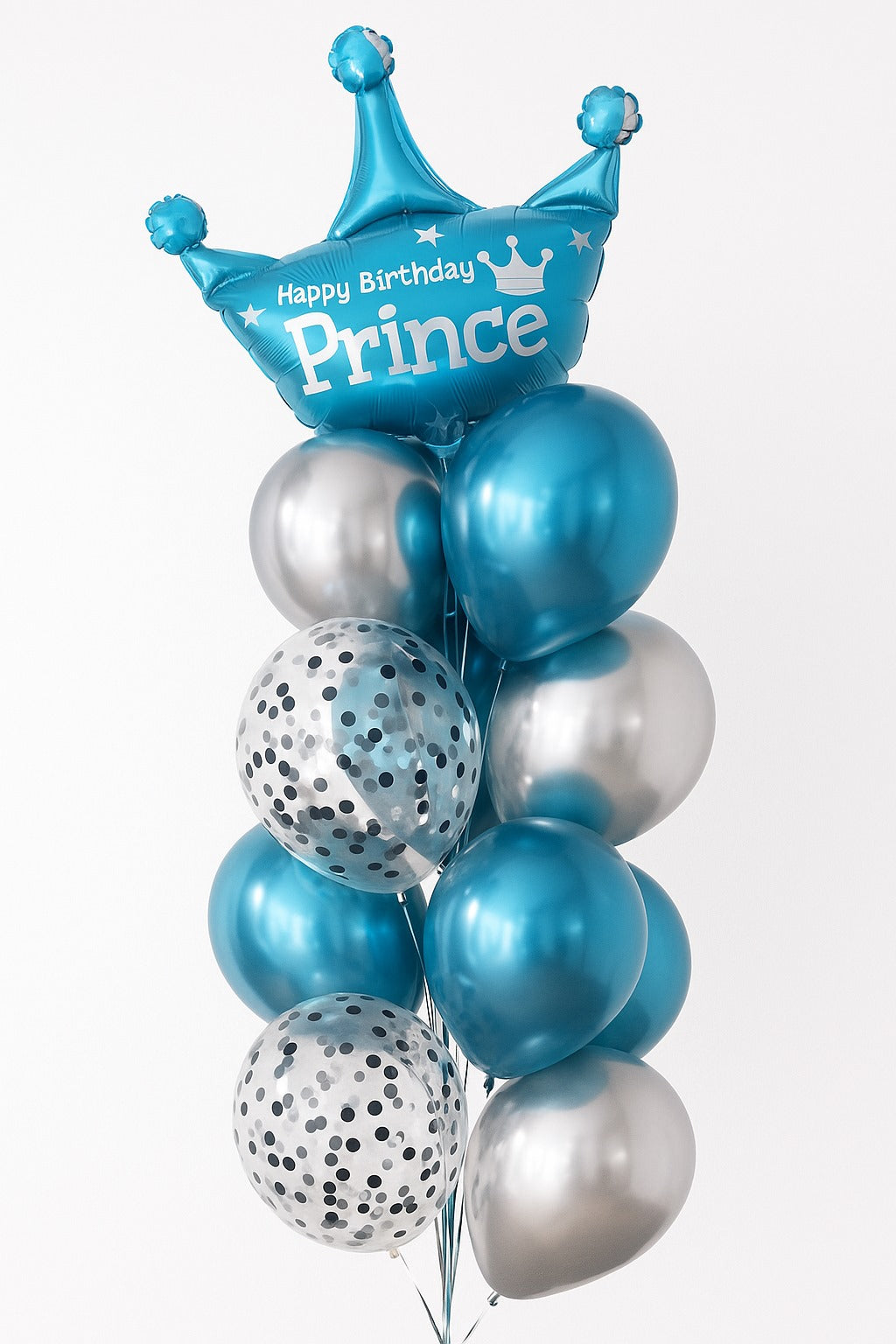 Happy birthday prince helium bunch