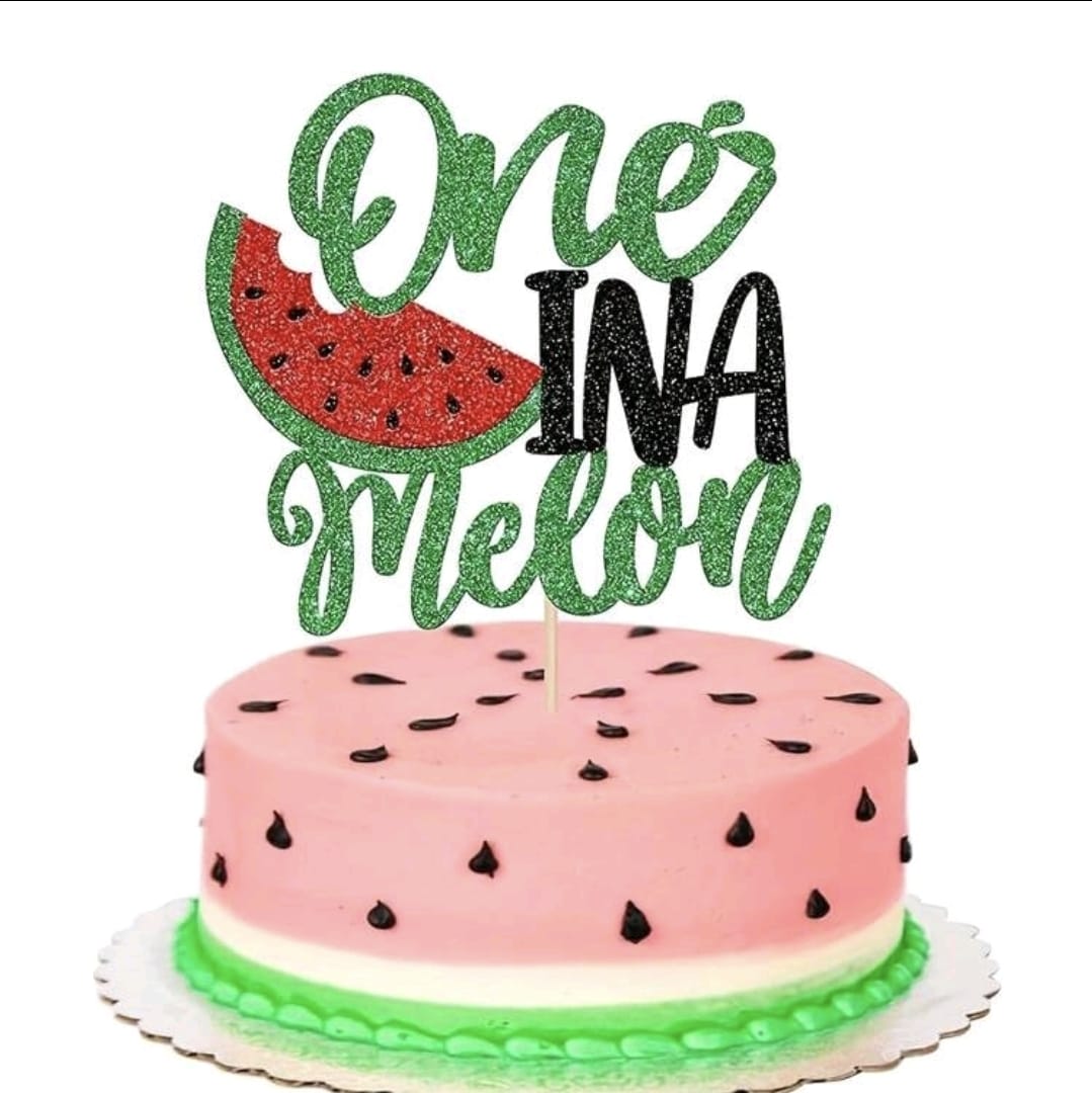 First birthday cake topper