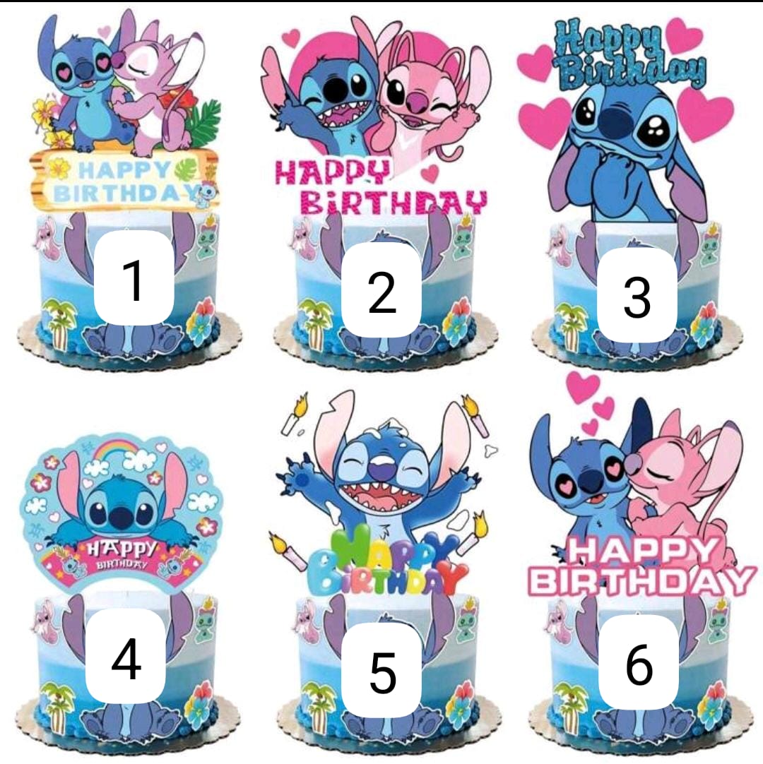 1pc lilo stitch cake topper