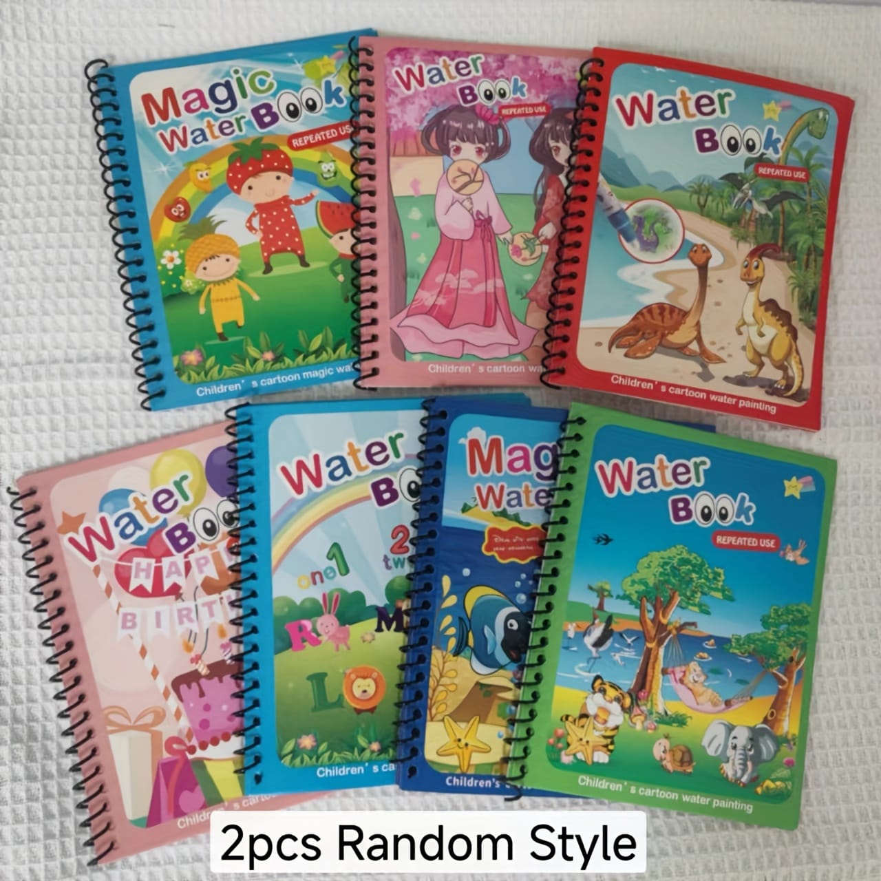 2pcs Magic Water Book