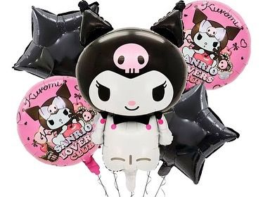 Kuromi 5pcs helium balloon