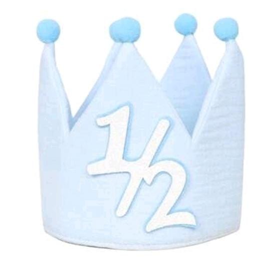 Half birthday blue hat cap