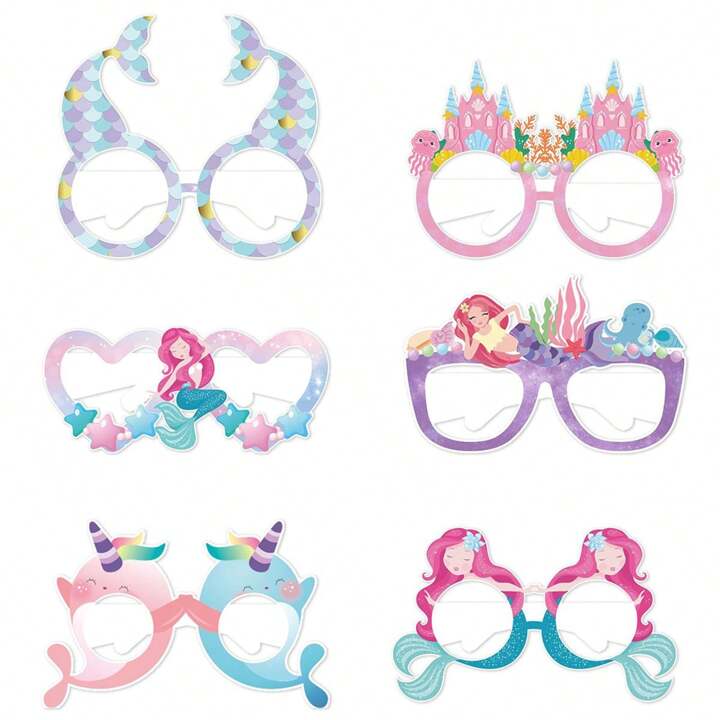 6pcs mermaid eyeframe