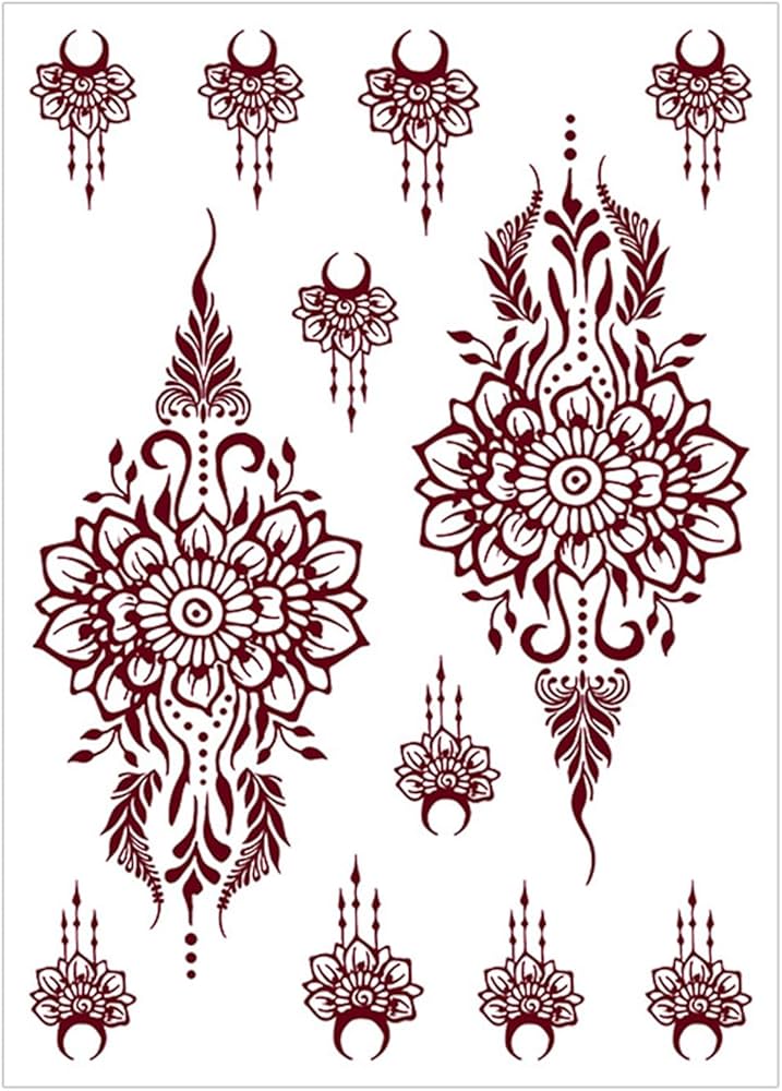 Mehndi Tattoos design D4