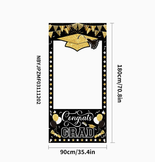 Graduation photo frame poster