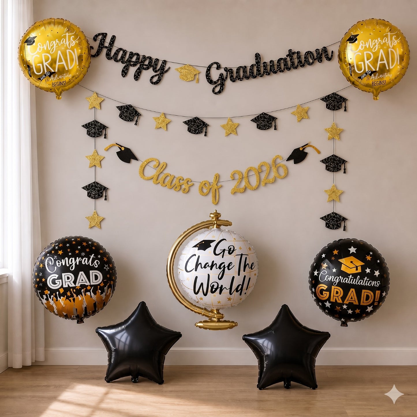 graduation simple decoration