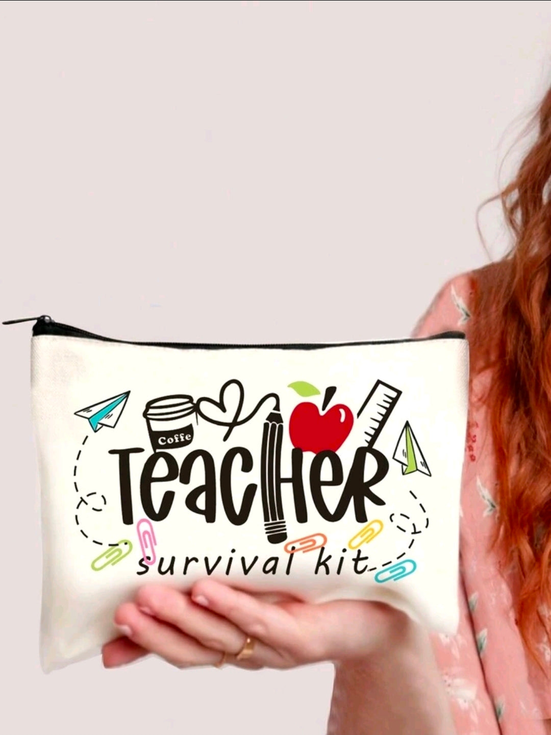 Teacher survival kit pouch for teacher appreciation week 1pc