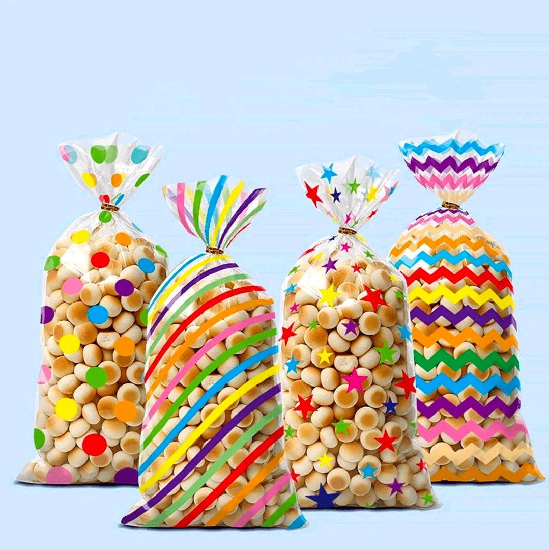 Colorful candy bags 27x12.5 cm 50pcs