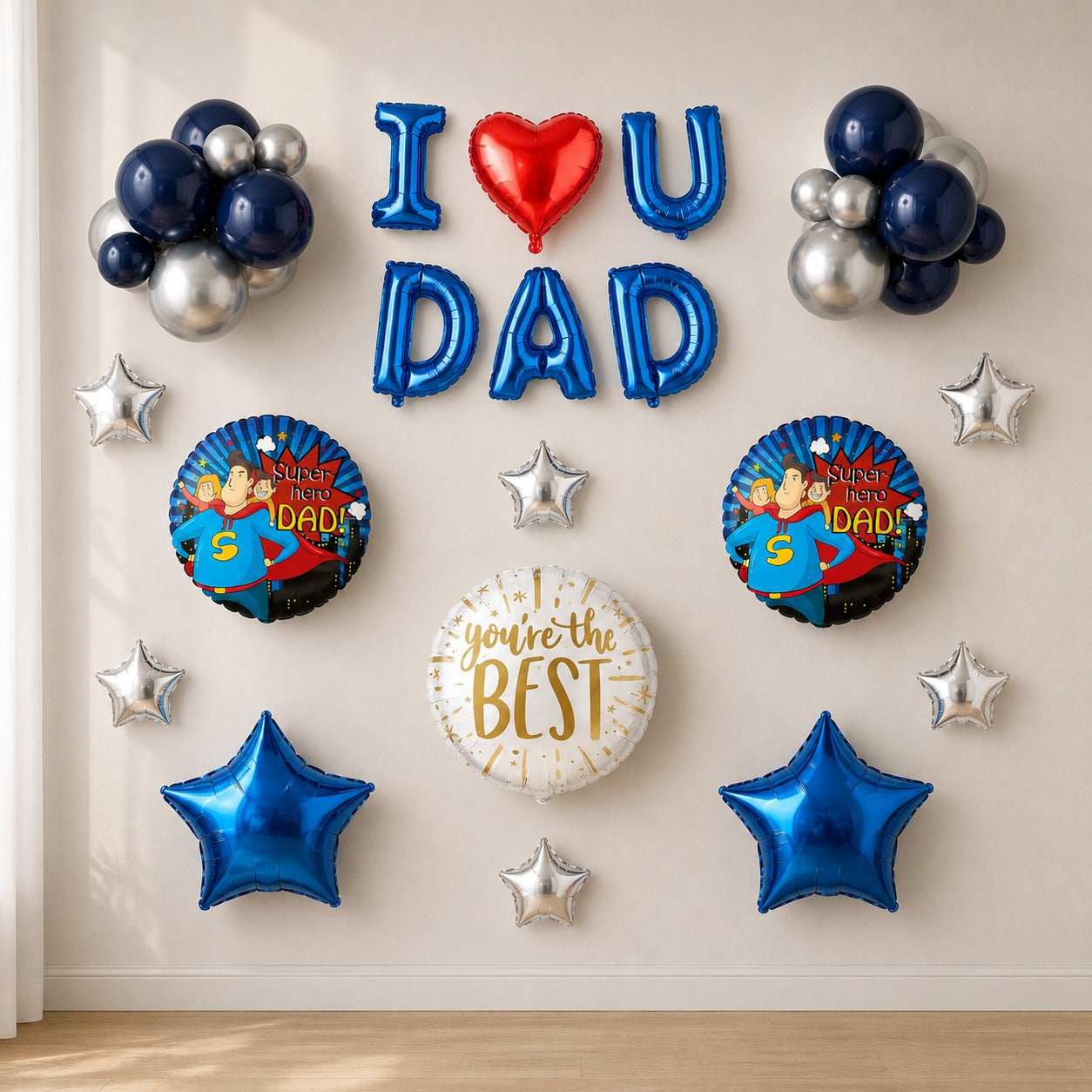I love dad , your are the best fathers day decoration