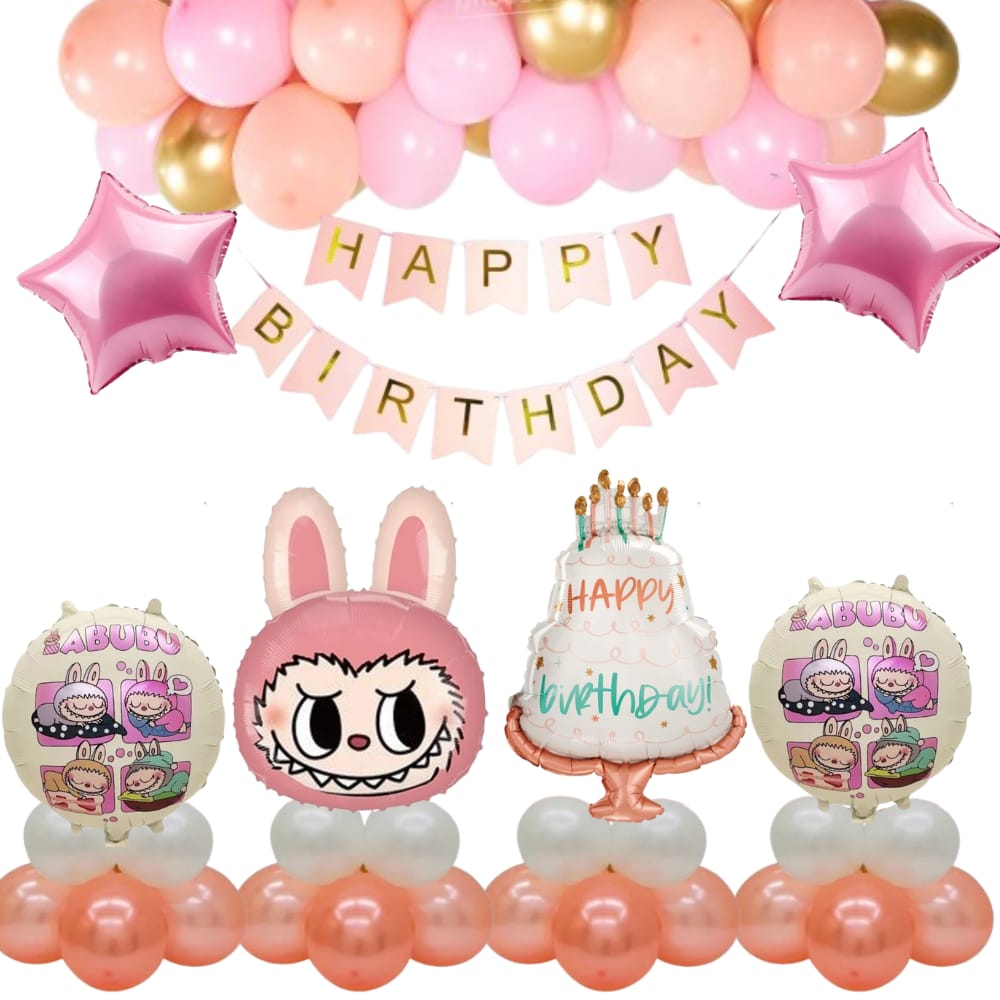 Labubu birthday decoration