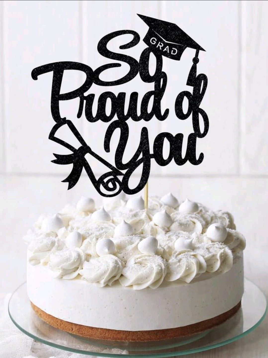 Cake topper proud of you