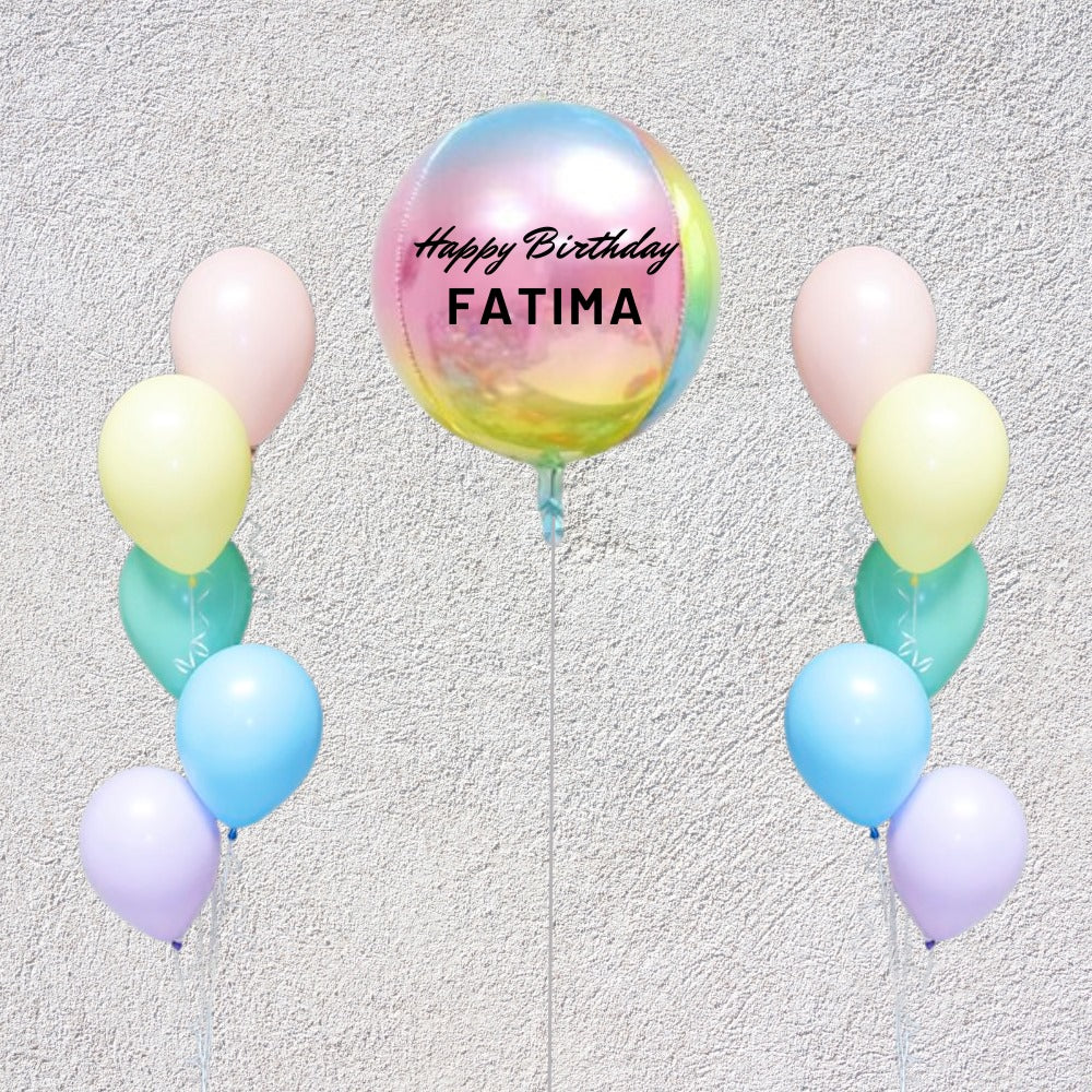 Personalized helium bunch