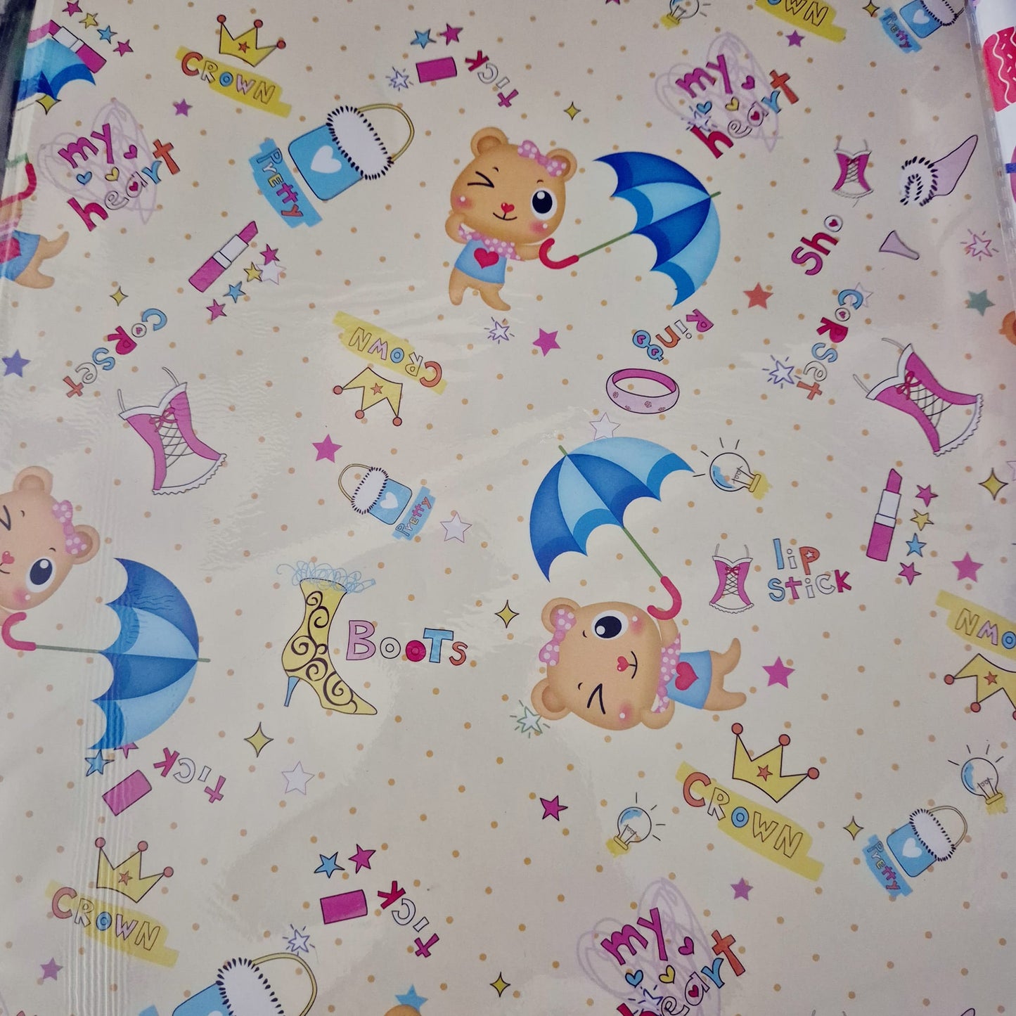 Gift wrapping sheet D1