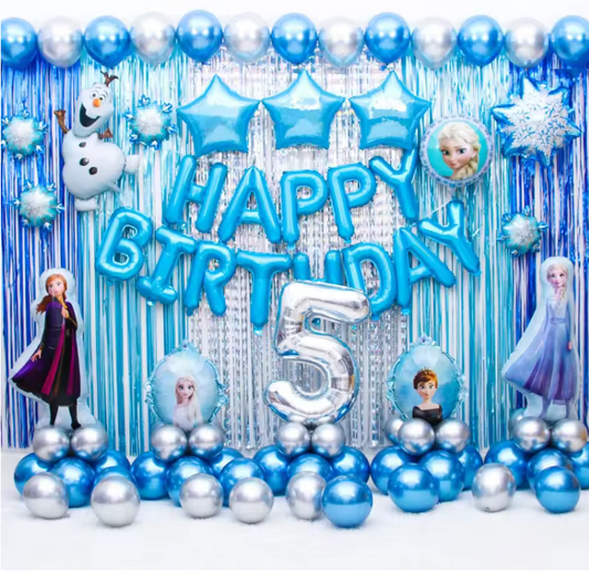 Frozen all in one birthday decorations