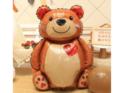 teddy bear foil balloon