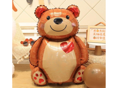 teddy bear  foil balloon