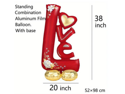 Love foil balloon