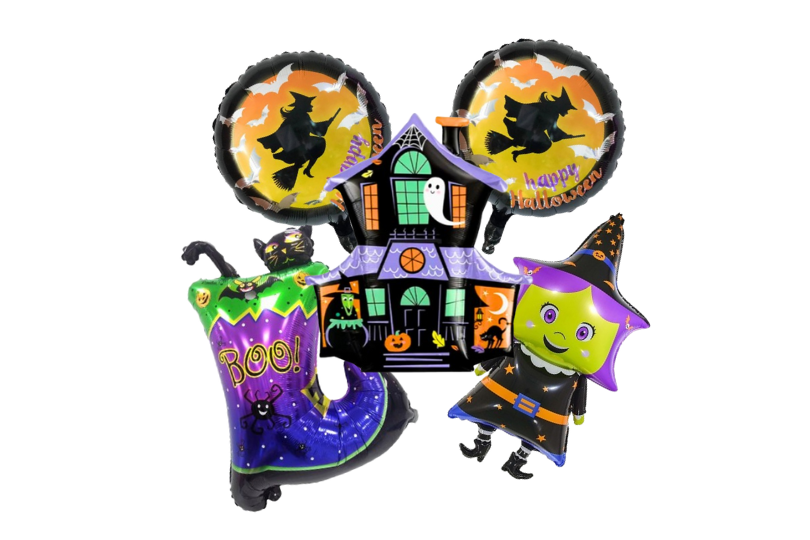 spooky scary helium balloons