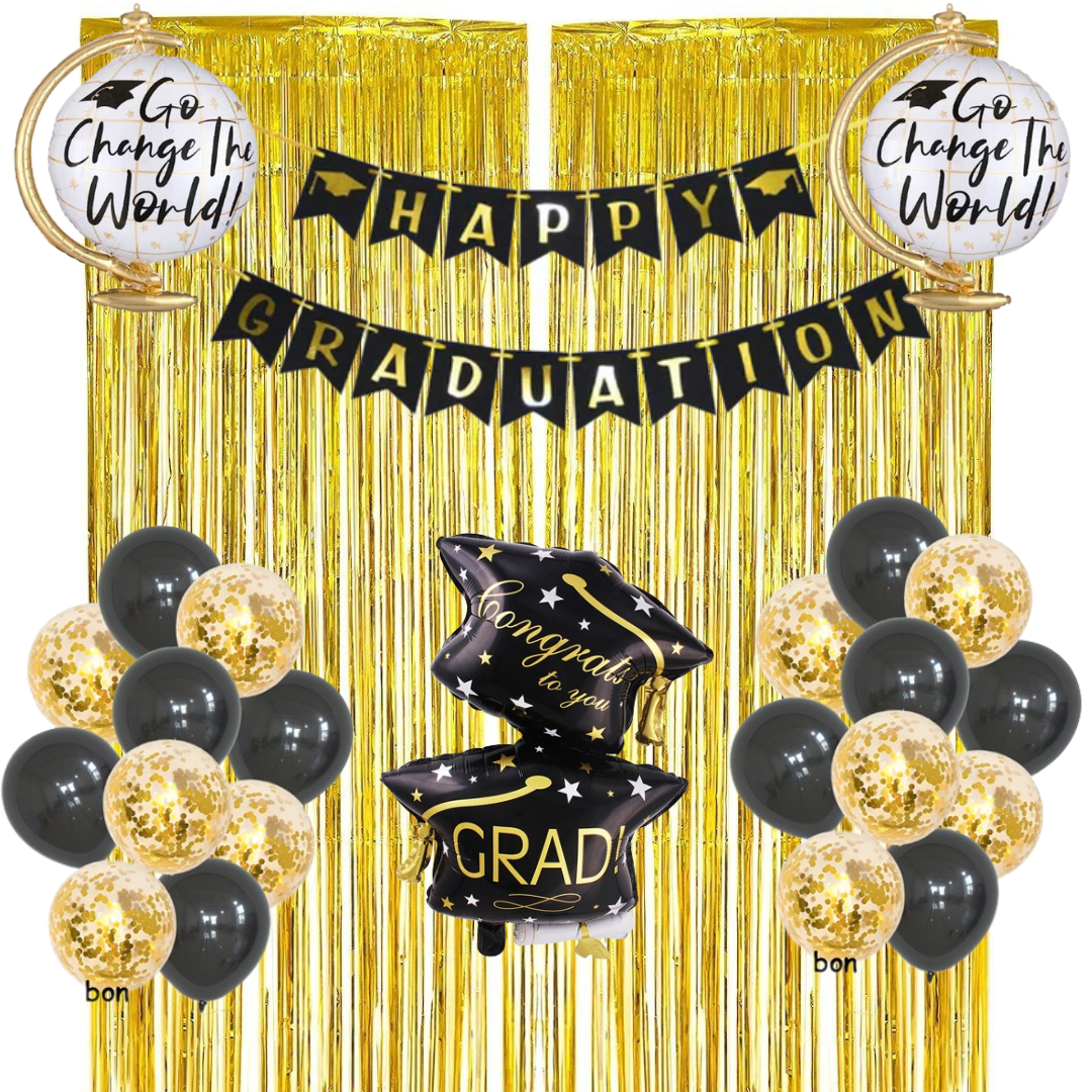 graduation gold set
