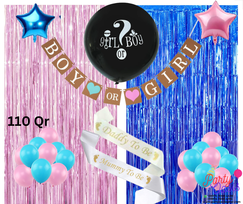 gender reveal set
