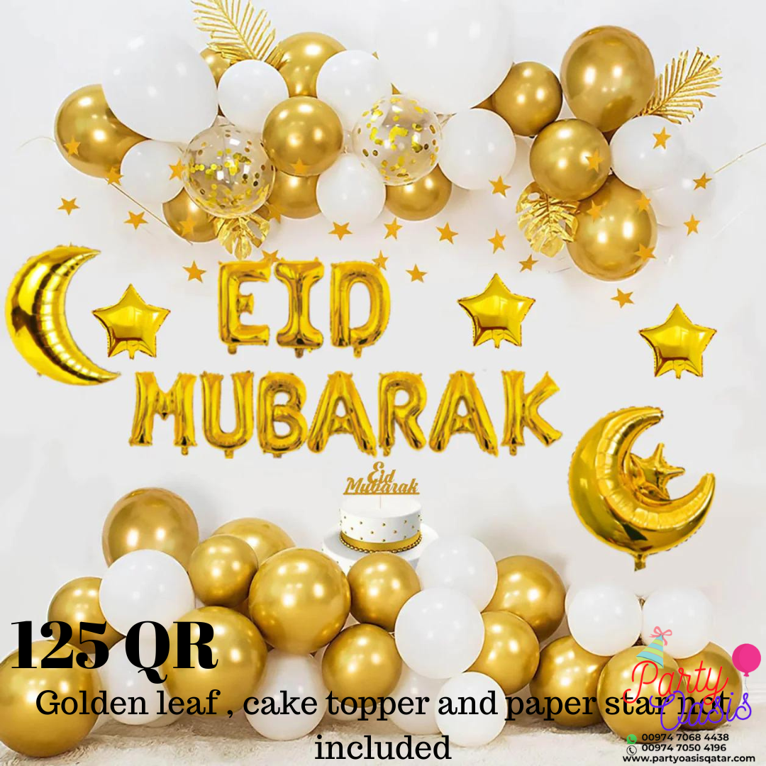 eid Mubarak decoration set