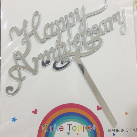 Happy wedding anniversary Cake toppers