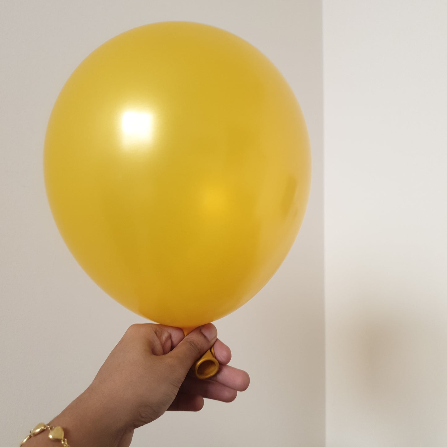 gold metallic balloon